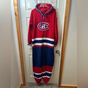 Hockey Sockey Montréal Canadiens jersey PJs men’s size large fleece